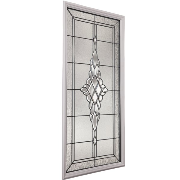 ODL Grace Low-E Argon Glass with Nickel Caming 22-in x 48-in x 1-in Door  Glass 317448