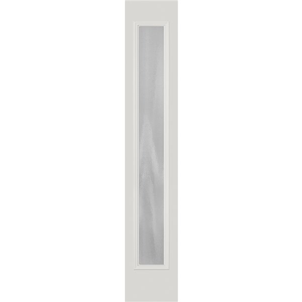 Chinchilla Low-E Decorative Door Glass 8-in x 64-in x 1-in Sidelight