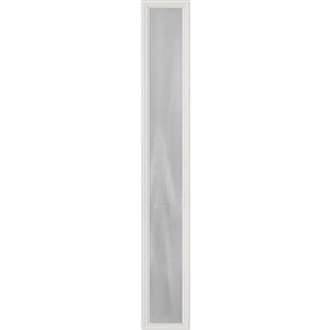 Chinchilla Low-E Decorative Door Glass 8-in x 64-in x 1-in Sidelight