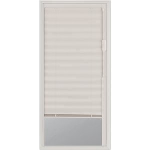 Blink Enclosed Blinds - White Blinds Low-E Door Glass 22-in x 48-in x 1-in