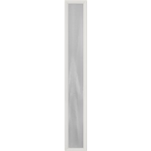 Chinchilla Low-E Decorative Door Glass 7-in x 64-in x 1-in Sidelight