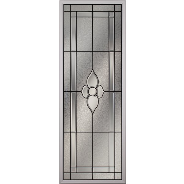 Nouveau Low-E Argon Glass with Patina Caming 22-in x 64-in x 1-in Door Glass