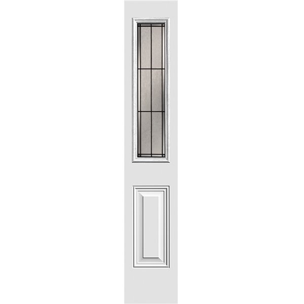 Fenêtre latérale Nordic avec baguettes patine, faible émissivité + argon, 8 po x 36 po x 1 po