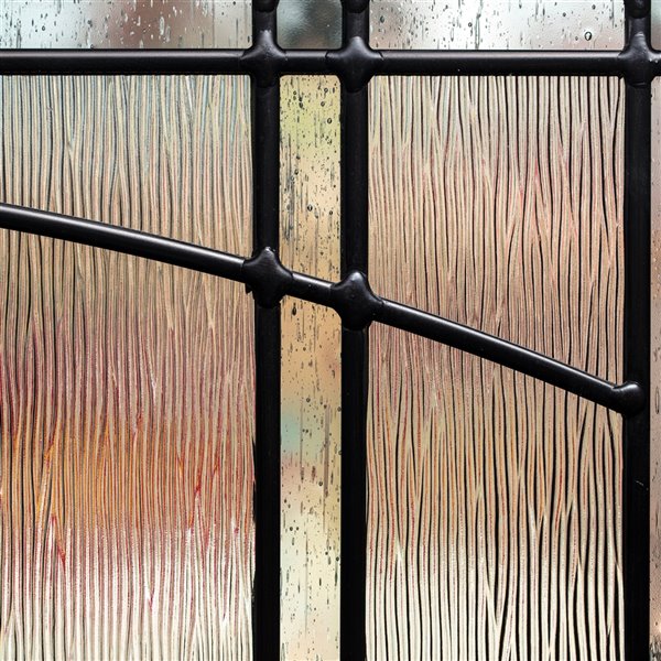 Fenêtre latérale Nordic avec baguettes patine, faible émissivité + argon, 8 po x 36 po x 1 po