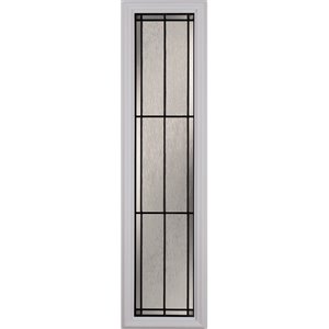 Fenêtre latérale Nordic avec baguettes patine, faible émissivité + argon, 8 po x 36 po x 1 po
