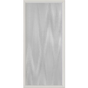 Chinchilla Low-E Decorative Door Glass 22-in x 48-in x 1-in Door Glass