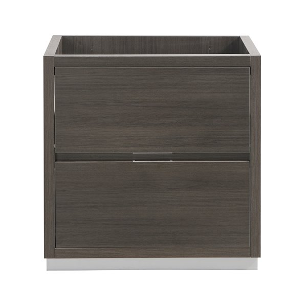 Fresca Valencia 30-in Grey Oak Bathroom Vanity Cabinet