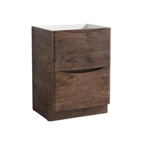 Fresca Tuscany 23.5-in Bathroom Vanity Cabinet - Rosewood