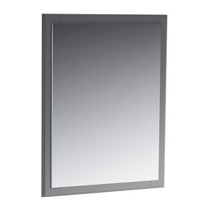 Fresca Oxford 26-in Grey Rectangular Bathroom Mirror