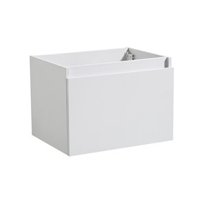 Fresca Mezzo 29.3-in White Bathroom Vanity Cabinet