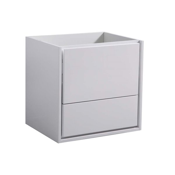 Fresca Catania 23.6-in Glossy White Bathroom Vanity Cabinet