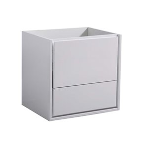 Fresca Catania 23.6-in Glossy White Bathroom Vanity Cabinet