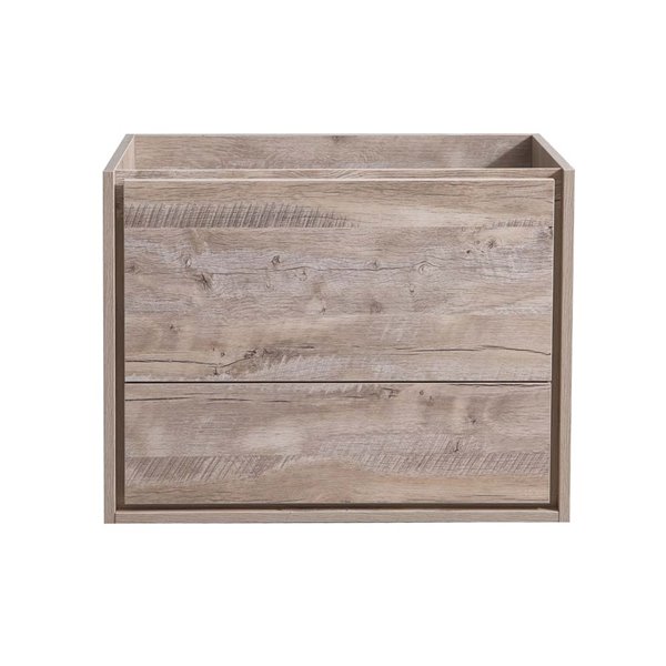 Fresca Catania 29.6-in Rustic Natural Wood Bathroom Vanity Cabinet