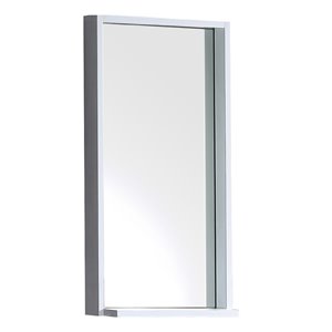 Fresca Allier 16-in White Rectangular Bathroom Mirror