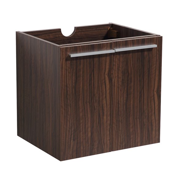 Fresca Alto 22.5-in Walnut Bathroom Vanity Cabinet