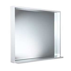 Fresca Allier 29.5-in White Rectangular Bathroom Mirror