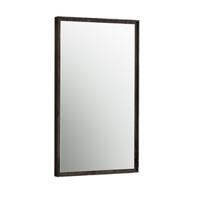 Fresca Formosa 20-in Brown Rectangular Bathroom Mirror