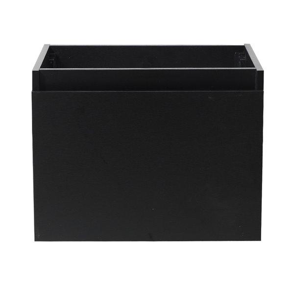 Fresca Nano 23.38-in Black Bathroom Vanity Cabinet