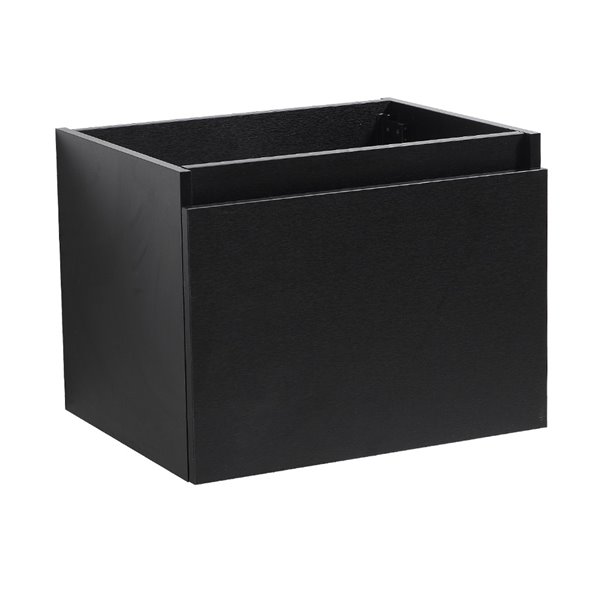 Fresca Nano 23.38-in Black Bathroom Vanity Cabinet