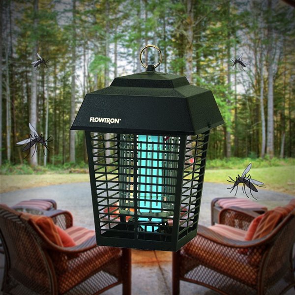 Lavex Zap N Trap Stainless Steel Indoor Insect Trap / Bug Zapper