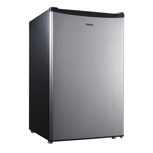 Mini réfrigérateur autoportant de 3,5 pi³ de Galanz (acier inoxydable)