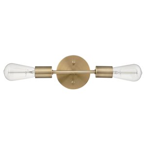 Globe Electric Alexandria 2 Gold Modern/Contemporary Vanity Lights