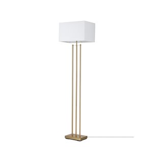 Novogratz X Globe Electric Soho 62-in Matte Gold Standard Floor Lamp