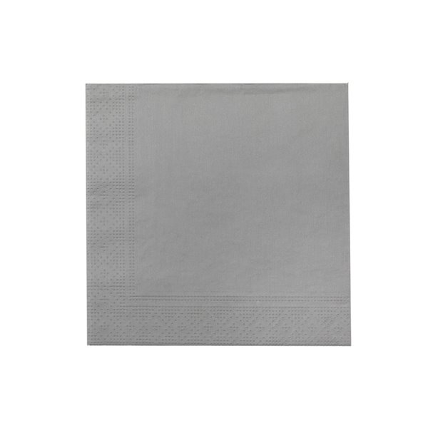 iH casadécor 20 Pack Luncheon 3 Ply Napkin (silver) - Set of 6