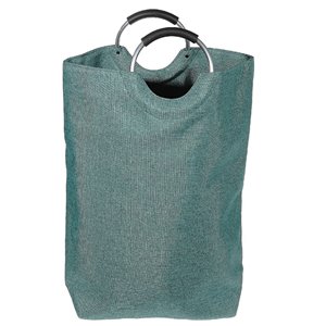 IH CASADECOR 26-in X 23-in X 7.5-in Freestanding Mixed Material Laundry Hamper