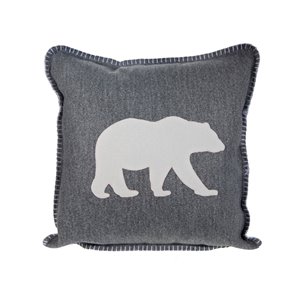 IH Casa Decor 18-in W x 18-in L Square Bear Decorative Pillows - 2-Piece