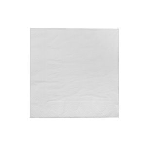 Paquet de 20 serviettes de table à 3 épaisseurs de IH Casa Decor (blanc) - Ensemble de 6
