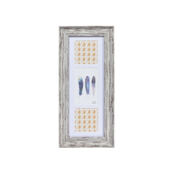 iH casadécor Artisan Grey picture frame ( 4-in x 6-in )