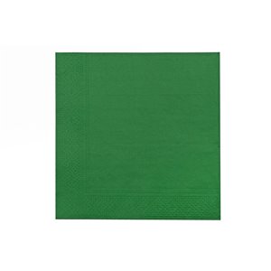 Paquet de 20 serviettes de table à 3 épaisseurs de IH Casa Decor (vert) - Ensemble de 6