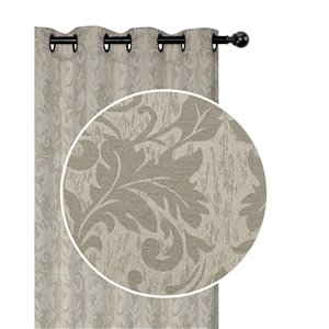 IH Casa Decor 54-in x 84-in Beige Room Darkening Cordless Panel Shade - Set of 2