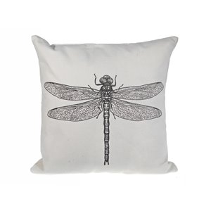 IH Casa Decor 18-in W x 18-in L Square Dragonfly Decorative Pillows - 2-Piece