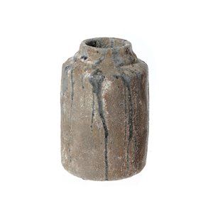 Vase cylindrique en céramique elden par IH Casa Decor, 2 po