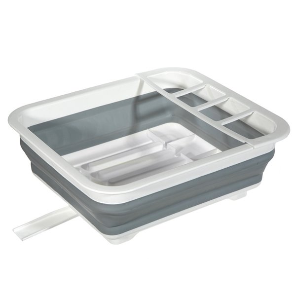 iH casadécor White and Grey Dish Rack NOV-1609 | RONA