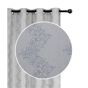 IH Casa Decor 54-in x 96-in Silver Room Darkening Cordless Panel Shade - Set of 2