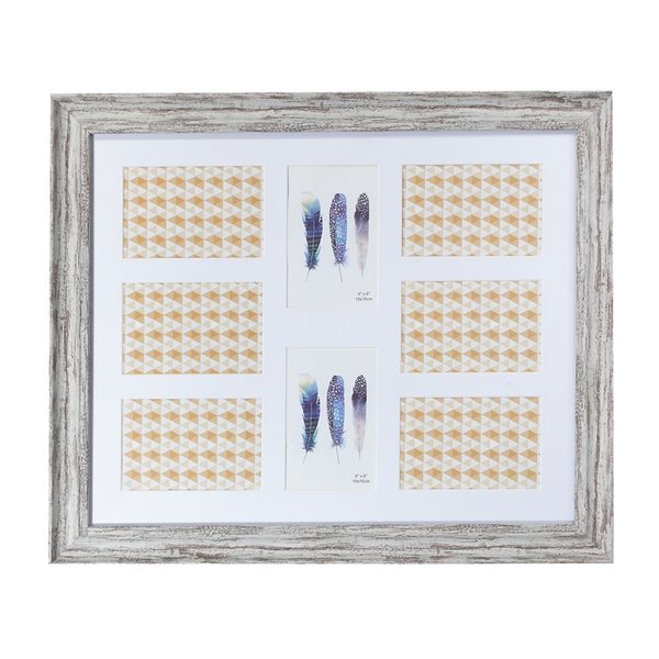 iH casadécor Artisan Grey picture frame ( 4-in x 6-in )