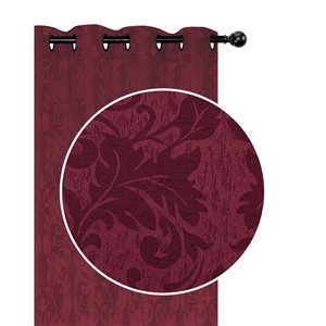 IH Casa Decor 54-in x 84-in Red Room Darkening Cordless Panel Shade - Set of 2