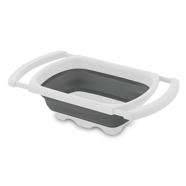 IH Casa Decor White and Grey Over the Sink Colander
