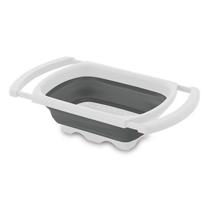 IH Casa Decor White and Grey Over the Sink Colander