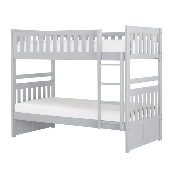 Hometrend Twin/Twin Bunk Bed Grey