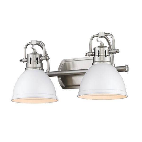 Pewter bathroom light deals fixtures