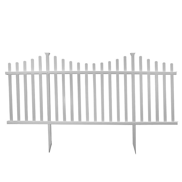 Zippity Outdoor Products Manchester 2-Pack 42 x 92-in  Vinyl Picket Fence Kit