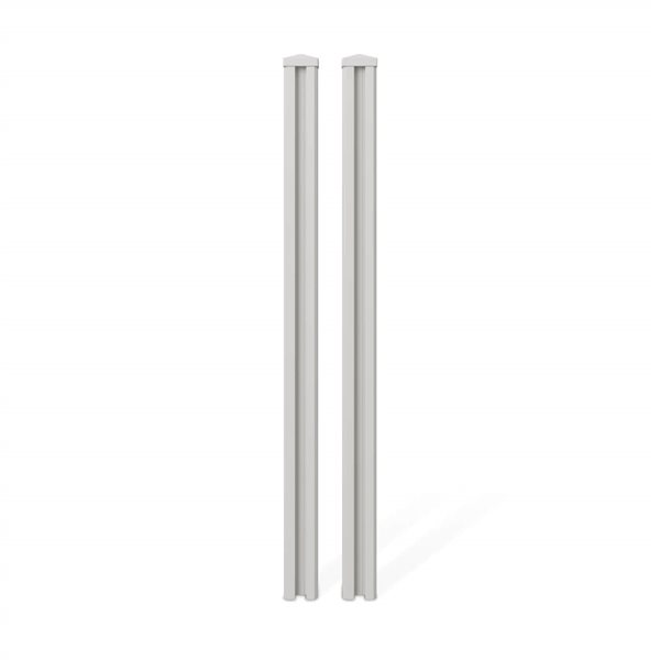 WamBam Fence 2Pack 72 x 4.5 x 4.5in Premium Vinyl Fence Posts with