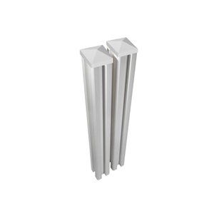 WamBam Fence 2-Pack 72 x 4.5 x 4.5-in Premium Vinyl Fence Posts with Cap