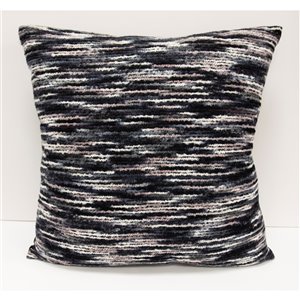 Coussin décoratif d'intérieur carré Tivoli de Honolulu Home Fashions, 20 po L X 20 po L