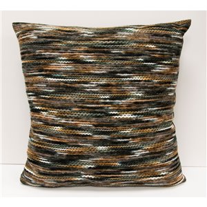 Coussin décoratif d'intérieur carré de Tivoli Honolulu Home Fashions, 20 po L X 20 po L