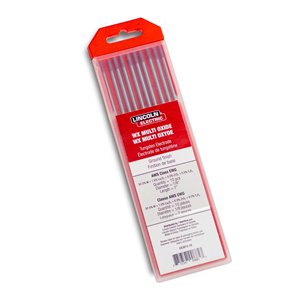 Lincoln Electric WX Multi Oxide Tungsten Electrode 1/8-in 10-pack
